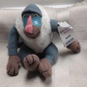 Walt Disney, Mini Bean, Rafiki sitting, 2001 NWT